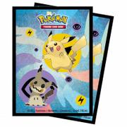 Akcesoria do gier planszowych - UP Sleeves Pokémon Pikachu & Mimikyu Deck Protectors / Sleeves 65 szt. - miniaturka - grafika 1