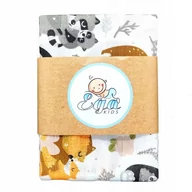 Pieluchy - EGA Otulacz, pieluszka muślinowa 120x120 cm Leśna Rodzina | OT MUŚ 120 4304 - miniaturka - grafika 1