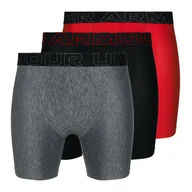 Majtki męskie - Bokserki męskie Under Armour Perf Tech 6in 3 pary - miniaturka - grafika 1