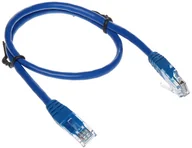 Patchcordy - Kabel Patchcord UTP 5e 0,5m niebieski - miniaturka - grafika 1