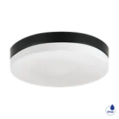 Lampy ścienne - Plafon średnica: 29,5cm PILLS III 2x60W E27 67115 czarny PREZENT IP44 - miniaturka - grafika 1