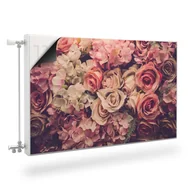 Dekoracje domu - Maskownica MAGNETYCZNA KALORYFERA Kwiaty Róże PEONIE 120cm x 60cm - miniaturka - grafika 1