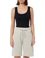 Spodenki damskie - Champion Legacy American Classics W-Light Powerblend Terry High-Waist Spodenki Damskie, Srebrny Szary, XXL - miniaturka - grafika 1
