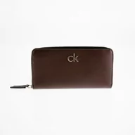 Portfele - Portfel Damski Calvin Klein K60K607180 Ba0 Z/A Wallet Lg Brown - miniaturka - grafika 1