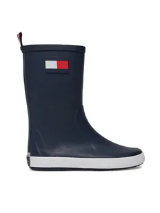 Tommy Hilfiger Kalosze TOMMY HILFIGER-T3XC-33923-0047 M Granatowy - Kalosze damskie - miniaturka - grafika 1