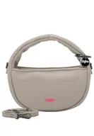 Torby męskie - Buffalo Damski Soft Taupe Cross, szarobrązowy - miniaturka - grafika 1