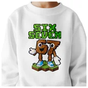 Bluzy dla dziewczynek - BLUZA DZIECIĘCA 67 SIX SEVEN VIRAL DLA CHŁOPCA DZIEWCZYNKI 146-152 - miniaturka - grafika 1