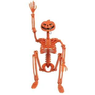 40 cm Halloween Szkielet Dekoracja Plastikowy Szkielet z Ruchomymi Stawami Realistyczne Dyniowe Szkielety Dekoracje Na Imprezę Halloweenową Wystrój .. - Dekoracje domu - miniaturka - grafika 1