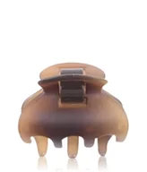 Ozdoby do włosów - Solida Zacisk falisty do wody 4,5 cm x 3,7 cm brązowy Klamry do włosów 1 szt. - miniaturka - grafika 1