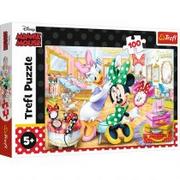 Puzzle - Trefl Puzzle 100el Minnie w salonie kosmetycznym / Disney Minnie 16387 - miniaturka - grafika 1