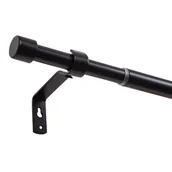 Karnisze - Karnisz teleskopowy SCOPE 120-210 cm czarny mat - miniaturka - grafika 1