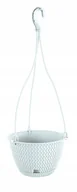 Donice - Prosperplast SPLOFY ROUND W Doniczka wisząca 23 cm, biały DSPW230 - miniaturka - grafika 1