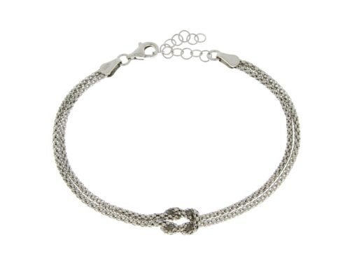 ankabizuteria.pl Bransoletka srebrna rodowana włoska z SUPEŁKIEM