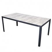Stoły ogrodowe - BERGAMO - aluminiowy stół ogrodowy 180x90x74 cm - miniaturka - grafika 1