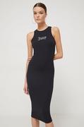 Sukienki - Juicy Couture sukienka kolor czarny mini dopasowana - miniaturka - grafika 1