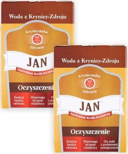 Woda Jan Woda Lecznicza w Kartonie Jan Oczyszczenie 3 l x 2 sztuk - Woda - miniaturka - grafika 1