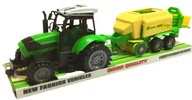Samochody i pojazdy dla dzieci - Ogromny Traktor Z Przyczepą Ciągnik Zbożowy Zestaw - miniaturka - grafika 1