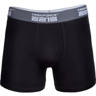 Majtki męskie - Bokserki Męskie Majtki Bawełniane Elastyczne Dopasowane Tf-2215 Czarne S - miniaturka - grafika 1