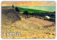 Magnesy - Cypr - Kourion - Archeologia - Teatr Grecko-Rzymski - Magnes Na Lodówkę - miniaturka - grafika 1