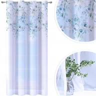 Firany - FIRANA GOTOWA 140x250 WOAL BARWIONA WZÓR PRZELOTKI 073 - miniaturka - grafika 1