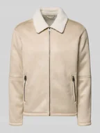 Kurtki męskie - Bomberka o kroju regular fit z kołnierzem z imitacji futra model ‘ROYCE’ - miniaturka - grafika 1