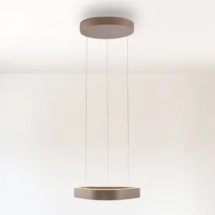 Paul Neuhaus Lampa wisząca Q-Stretto, możliwość ściemniania, brązowy / mosiężny, salon / jadalnia, metal, nowoczesny - Lampy sufitowe - miniaturka - grafika 1