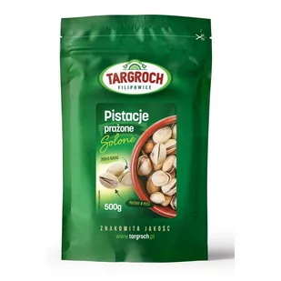 Targroch Pistacje Prażono Solone ( Duże) 500 g - Orzechy i nasiona - miniaturka - grafika 1