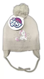 Czapka Zimowa Wiązana My Little Pony Beż 48 Baby - Czapki damskie - miniaturka - grafika 1