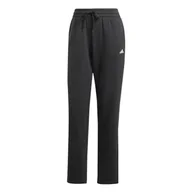 Spodnie damskie - adidas Damskie spodnie Essentials Small Logo Feel Cozy Open Hem Pants - miniaturka - grafika 1