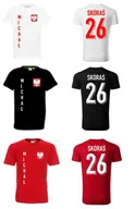 Koszulki sportowe męskie - Koszulka POLSKA Michał SKÓRAŚ 26 - miniaturka - grafika 1
