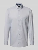 Koszule męskie - Koszula biznesowa o kroju slim fit z czystej bawełny - miniaturka - grafika 1