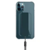 Etui i futerały do telefonów - Uniq etui Heldro iPhone 12/12 Pro 6,1" przezroczysty/clear Antimicrobial - miniaturka - grafika 1