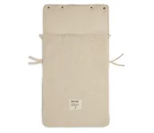 Śpiworki dla dzieci - Jollein - Torba na fotelik samochodowy BOUCLE 42x82 cm beżowa - miniaturka - grafika 1