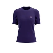 Koszulki sportowe damskie - COMPRESSPORT Koszulka biegowa damska PERFORMANCE SS T-SHIRT purple - miniaturka - grafika 1