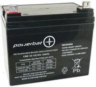 Baterie do zasilaczy awaryjnych UPS - Akumulator PowerBat AGM 12V 33Ah  -  - 38 sklepów w całej Polsce - miniaturka - grafika 1