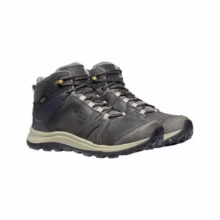 Buty trekkingowe damskie KEEN TERRADORA II LEATHER MID WP-36 - Buty trekkingowe damskie - miniaturka - grafika 1