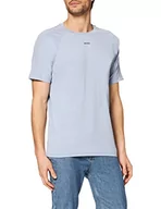 Koszulki męskie - BOSS Koszulka męska z taśmą, Open Blue481., S - miniaturka - grafika 1