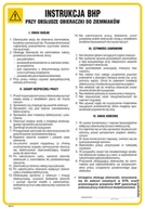 Instrukcje stanowiskowe BHP - IAG13 LNSTRUKCJA BHP PRZY OBSŁUDZE OBIERACZKI DO ZIEMNIAKÓW, FN - FOLIA SAMOPRZYLEPNA; (245X350MM) - miniaturka - grafika 1