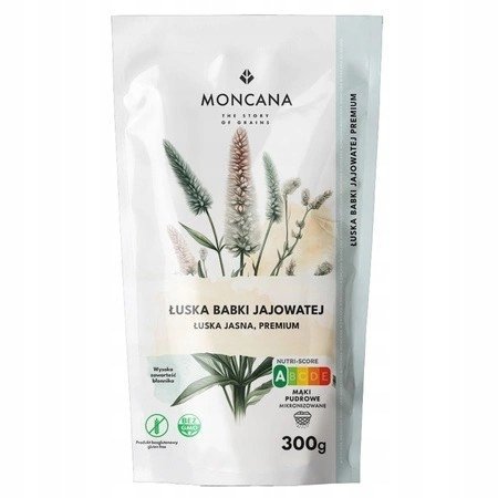 Psyllium Husk 300G Babka Jajowata Premium Bezglutenowa Błonnik