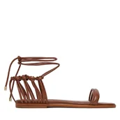 Sandały damskie - Sandały Patrizia Pepe 8X0102/L026-B111 Brązowy - miniaturka - grafika 1