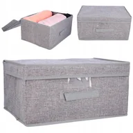 Pokrowce na ubrania - Pokrowiec Na Ubrania 39X29X19 Cm Koce Organizer Do Szafy Pudełko Tekstylne - miniaturka - grafika 1