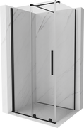 Kabiny prysznicowe - Mexen Velar kabina prysznicowa rozsuwana 90x80 cm, transparent, czarna - 871-090-080-01-70 - miniaturka - grafika 1