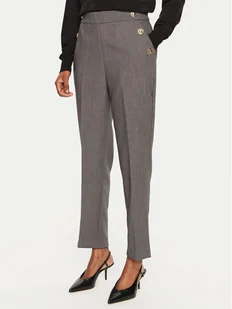 Lola Casademunt by Maite Spodnie materiałowe MF2414022 011 Szary Regular Fit - Spodnie damskie - miniaturka - grafika 1
