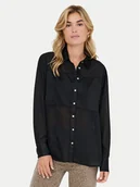 Koszule damskie - ONLY Koszula Star 15360299 Czarny Regular Fit - miniaturka - grafika 1