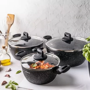 ZESTAW 6 ELEM. GARNKÓW MARMURKOWYCH KLAUSBERG KB-7673 - Zestawy garnków i patelni - miniaturka - grafika 2