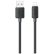 Kable USB - Kabel USB-A - Lightning USAMS KY Series US-SJ689 1 m Czarny - miniaturka - grafika 1