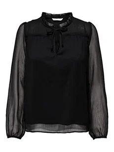 ONLY Women's ONLDITSY L/S Blouse WVN NOOS bluzka, czarna, M - Bluzki damskie - miniaturka - grafika 1