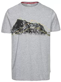 Koszulki męskie - Trespass cashing męski T-shirt z nadrukiem, szary, XS MATOTSN10013_GRMXS - grafika 1