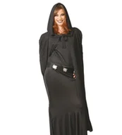 Dodatki do strojów karnawałowych - Ad Peleryna z Kapturem Czarna 16180 - miniaturka - grafika 1