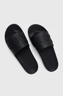 Klapki i japonki męskie - Calvin Klein klapki HM0HM01519 męskie kolor czarny POOL SLIDE - miniaturka - grafika 1